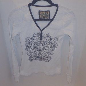 Billabong Women's 4 button Thermal Tee Size XL